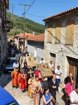 Episcopul Tulcii a slujit în Biserica Panaghia din Agiasos, Lesbos Poza 222853