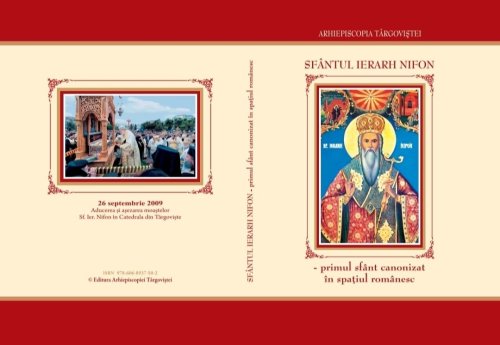 Volum despre Sfântul Ierarh Nifon la Editura Arhiepiscopiei Târgoviștei Poza 223979