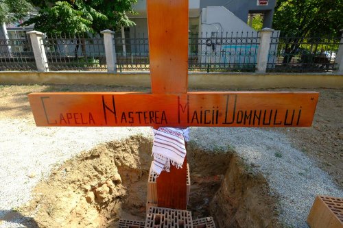 Piatra de temelie a capelei parohiei bucureștene „Sfântul Mercurie” Poza 224355