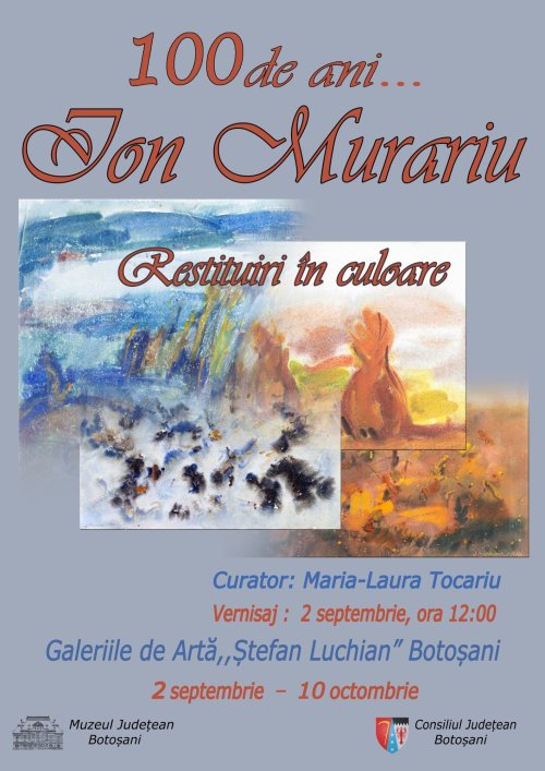 Expoziție dedicată pictorului Ion Murariu  la Botoșani Poza 225273