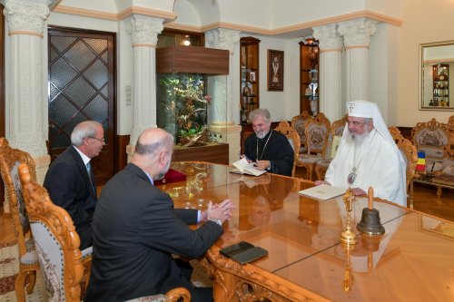 Oficial al statului Palestina în vizită la Patriarhia Română Poza 226149