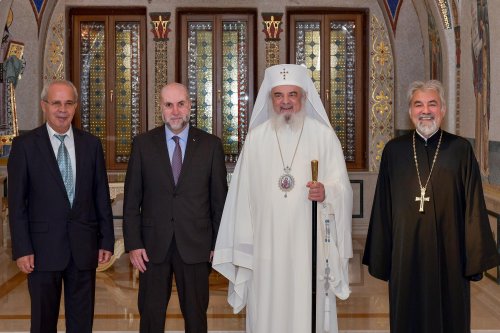 Oficial al statului Palestina în vizită la Patriarhia Română Poza 226161