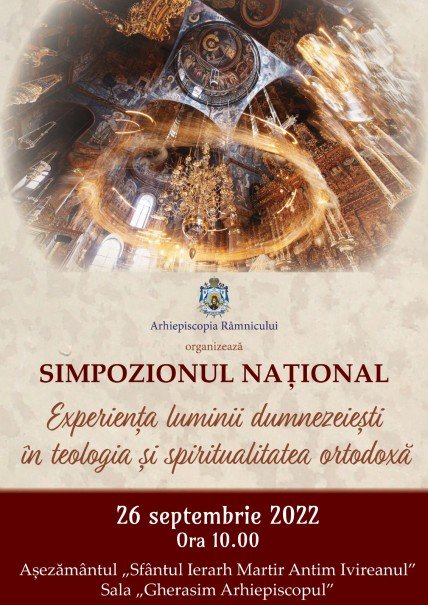 Simpozion național de spiritualitate ortodoxă la Râmnicu Vâlcea Poza 227127