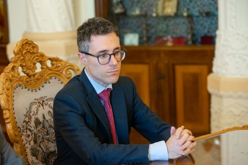 Ambasadorul Italiei la București în vizită de prezentare la Patriarhia Română Poza 228589
