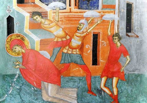 Sf. Mc. Haritina; Sf. Cuv. Daniil şi Misail de la Mănăstirea Turnu Poza 228511