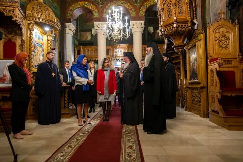 Preşedintele Georgiei a vizitat Mănăstirea Antim din Capitală Poza 229445