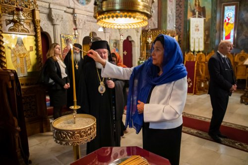 Preşedintele Georgiei a vizitat Mănăstirea Antim din Capitală Poza 229456