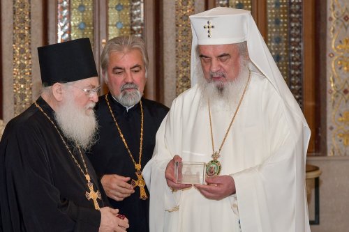Stareţul Mănăstirii Vatoped în vizită la Reşedinţa Patriarhală Poza 229326