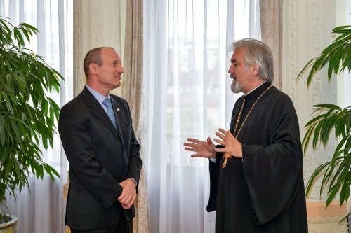 Ambasadorul Statului Israel la Bucureşti în vizită de prezentare la Patriarhia Română Poza 229538