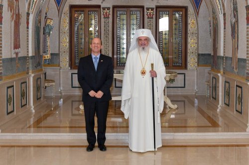 Ambasadorul Statului Israel la Bucureşti în vizită de prezentare la Patriarhia Română Poza 229545