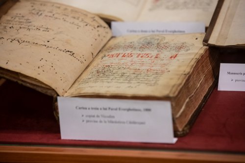 Expoziție cu manuscrise ale Filocaliei românești la Mănăstirea Antim Poza 230706