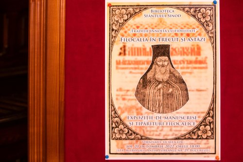 Expoziție cu manuscrise ale Filocaliei românești la Mănăstirea Antim Poza 230709