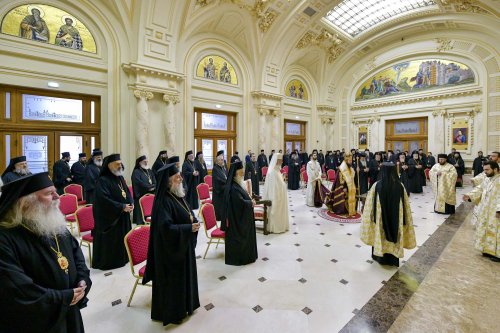 Întrunirea Sfântului Sinod la Palatul Patriarhiei Poza 232071