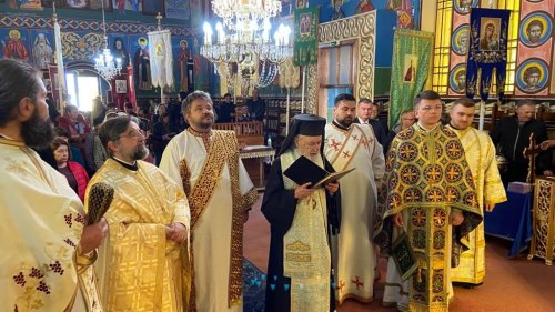 Binecuvântarea lucrărilor la biserica din Hunedoara Timișană Poza 232406