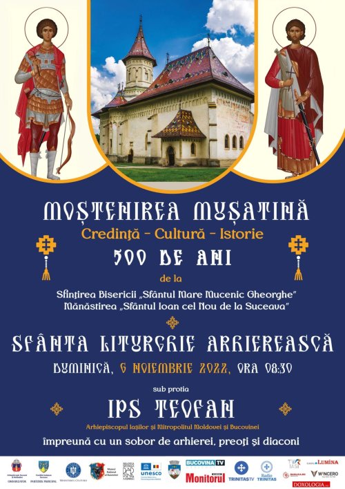 500 de ani de la sfințirea Bisericii „Sfântul Mare Mucenic Gheorghe” Poza 232699