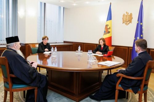 Întâlnire a Mitropolitului Basarabiei cu Președintele Republicii Moldova Poza 234519