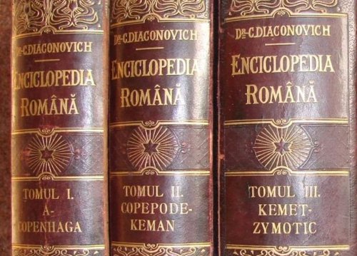 Cele trei volume ale primei enciclopedii românești publicate online  Poza 236419