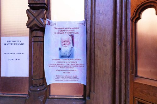 Seară duhovnicească dedicată părintelui Sofian Boghiu în Capitală Poza 236869