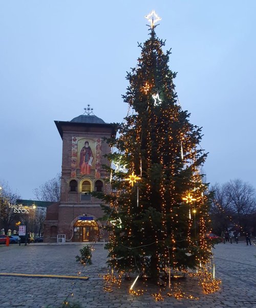 Colina Patriarhiei înfrumusețată pentru Sărbătoarea Crăciunului Poza 237839