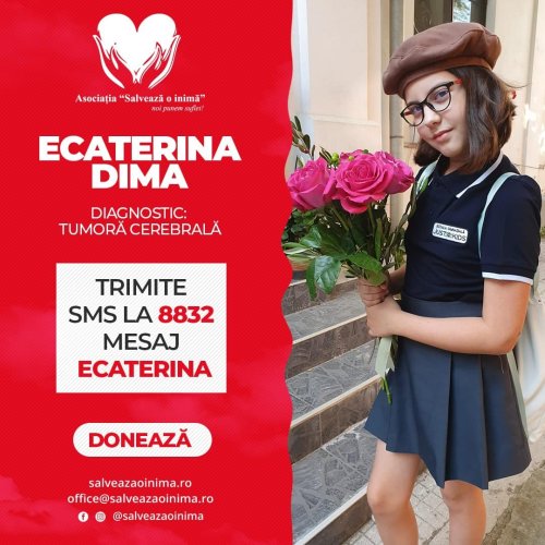 Donații pentru recuperarea medicală a Ecaterinei Dima Poza 241982