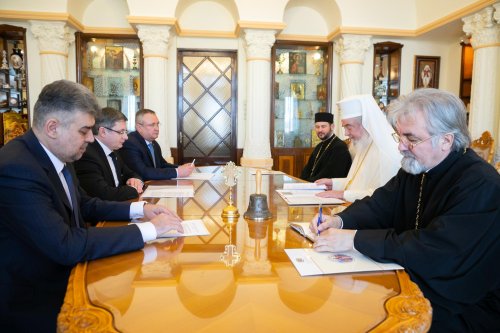 Președintele Parlamentului Republicii Moldova în vizită la Patriarhia Română Poza 242063