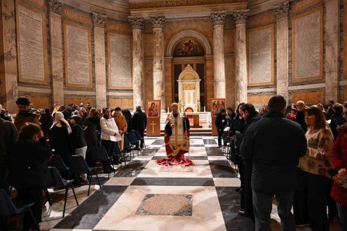 Vecernie ortodoxă săvârșită la Basilica San Paolo Fuori le Mura din Roma Poza 242218