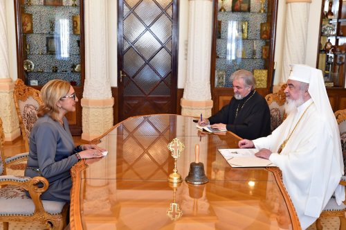 Ambasadorul Georgiei la București în vizită la Patriarhia Română Poza 243412
