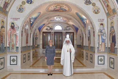 Ambasadorul Georgiei la București în vizită la Patriarhia Română Poza 243424