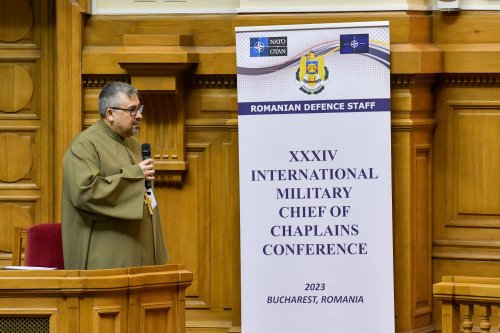 Conferință internațională a capelanilor militari la Palatul Patriarhiei Poza 244013