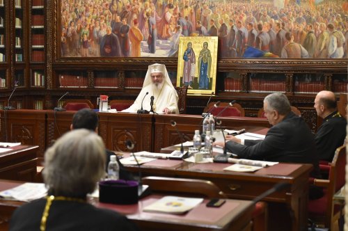 Întrunirea membrilor Consiliului Naţional Bisericesc la Reşedinţa Patriarhală Poza 243976