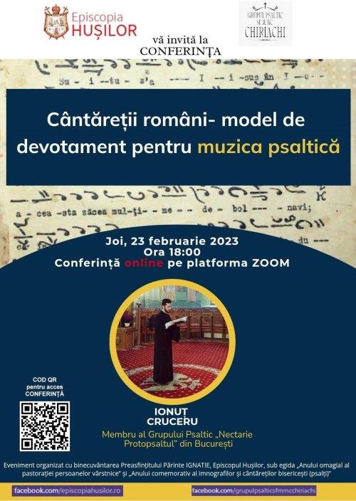 Conferința „Cântăreții români, model de devotament pentru muzica psaltică” Poza 245272