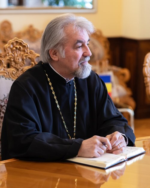 Ambasadorul Republicii Cipru la București  în vizită de prezentare la Patriarhia Română Poza 247331