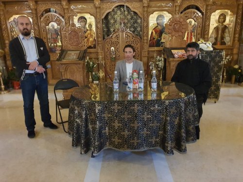 Întâlnire cu George Ogăraru la Parohia „Sfântul Voievod Ștefan cel Mare” din Drumul Taberei Poza 247740