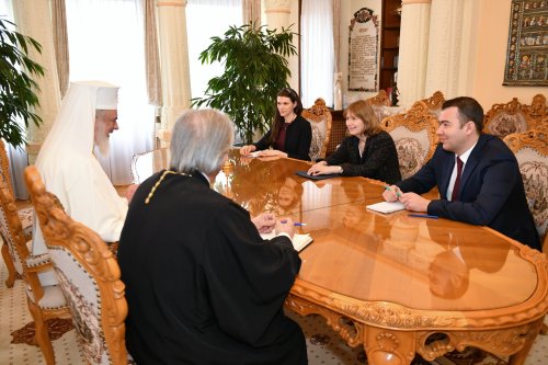 Ambasadorul Statelor Unite ale Americii la Bucureşti, în vizită de prezentare la Patriarhia Română Poza 247837
