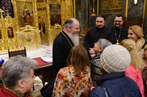 Episcopul Hușilor a conferențiat la Biserica Domnița Bălașa din Capitală Poza 248102