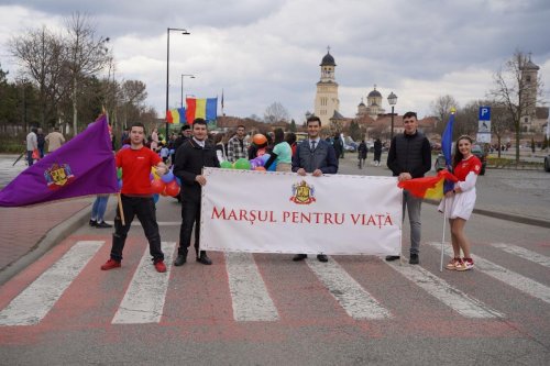 1.000 de albaiulieni au participat la Marșul pentru viață Poza 248614