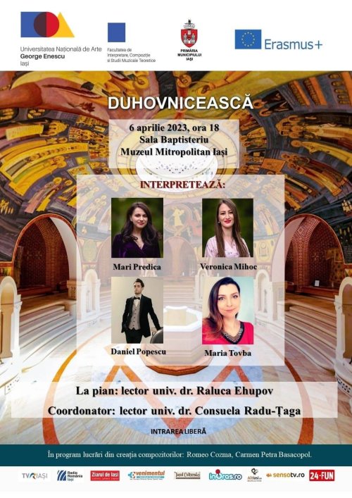 Recital de muzică sacră la Muzeul Mitropolitan din Iaşi Poza 249140