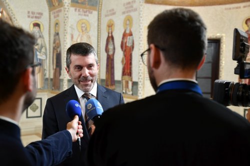 Ambasadorul Portugaliei la București, în vizită la Patriarhia Română Poza 249296