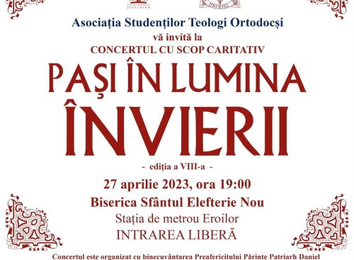 Concert pascal la Biserica „Sfântul Elefterie”-Nou din Capitală Poza 252253