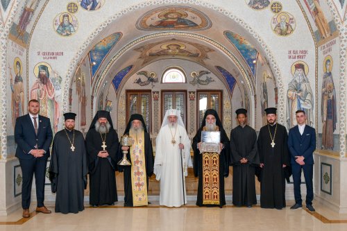 Delegație din Grecia în vizită la Patriarhia Română