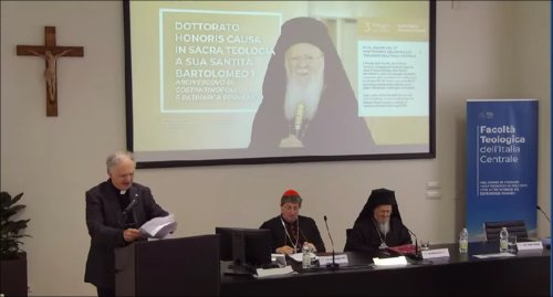 Vizita Patriarhului Ecumenic în Italia Poza 253495