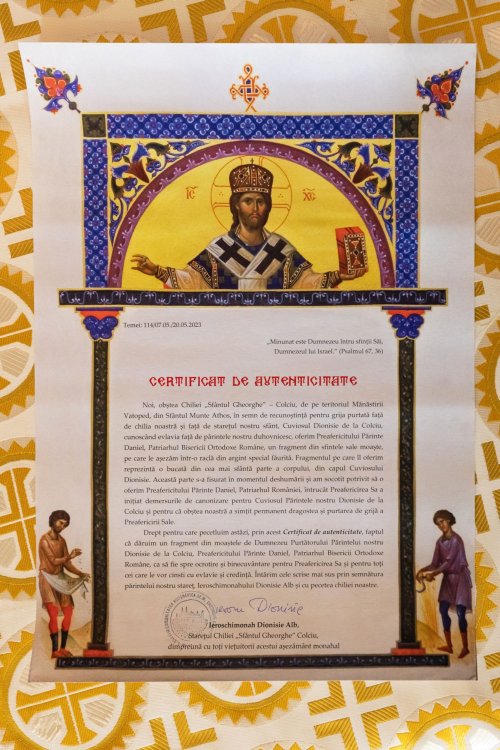 Monahi de la Chilia Cuviosului Dionisie Ignat la Patriarhul României Poza 254717