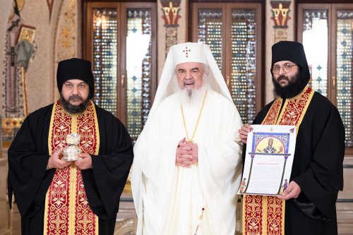 Monahi de la Chilia Cuviosului Dionisie Ignat la Patriarhul României Poza 254721