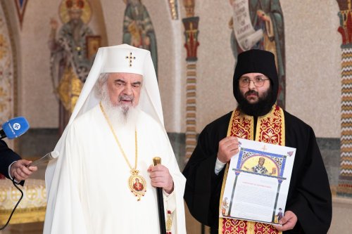 Monahi de la Chilia Cuviosului Dionisie Ignat la Patriarhul României Poza 254722