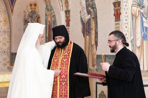 Monahi de la Chilia Cuviosului Dionisie Ignat la Patriarhul României Poza 254730
