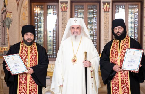 Monahi de la Chilia Cuviosului Dionisie Ignat la Patriarhul României Poza 254731
