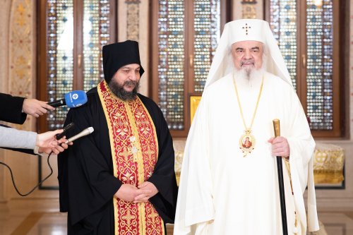 Monahi de la Chilia Cuviosului Dionisie Ignat la Patriarhul României Poza 254732
