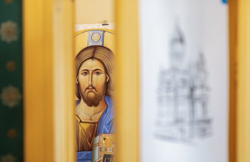 La Catedrala Națională a început pregătirea pentru realizarea icoanei Pantocrator Poza 255555