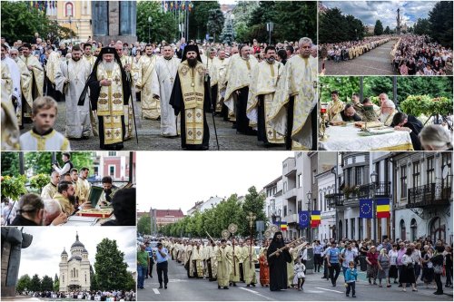 Liturghie arhierească şi procesiunea de Rusalii, la Cluj‑Napoca Poza 256981