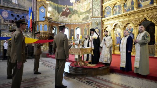 Ceremonia de arborare a Drapelului Național la Sibiu Poza 260036